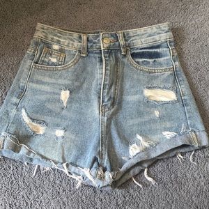 SHEIN XS blue jean shorts